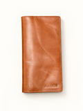 AURAHIDE Executive Full-Grain Leather Long Wallet