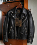 AURAHIDE Midnight Rider Leather Jacket